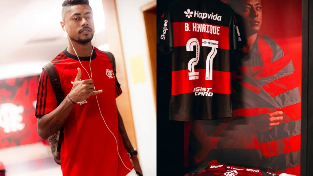 Bruno Henrique treina normalmente e é dúvida para Flamengo x Cruzeiro pela Libertadores