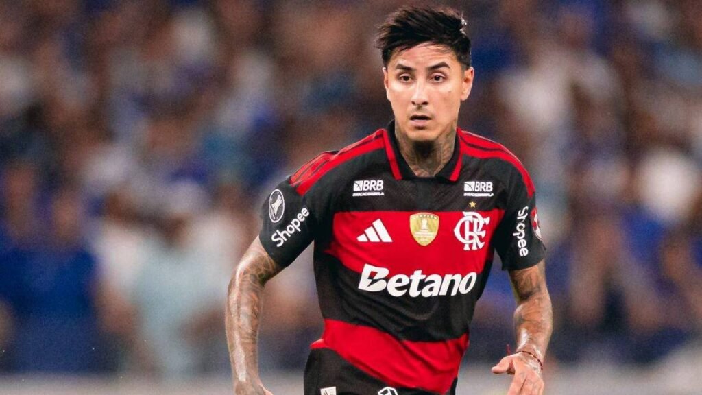 Flamengo negocia renovação de Pulgar até 2028 após interesse do Oriente Médio