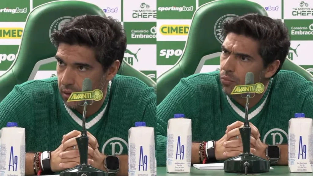 Abel Ferreira compara elencos e reclama da arbitragem após Palmeiras perder a liderança para o Flamengo