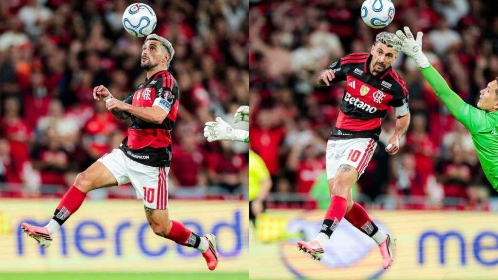 Arrascaeta chega a 14 gols na Libertadores pelo Flamengo e encosta em marca de Zico