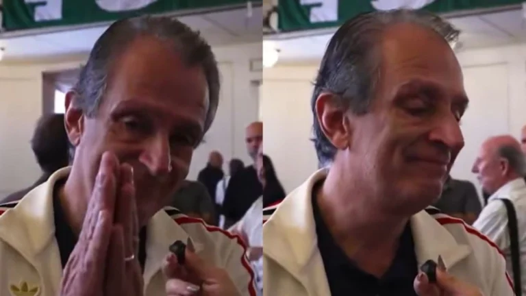 Bap vai a velório de Paulo Angioni com casaco do Flamengo e gera reação entre tricolores