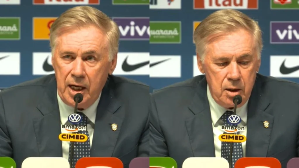 Ancelotti cita foco em jovens e convoca Pedro e Samuel Lino, do Flamengo