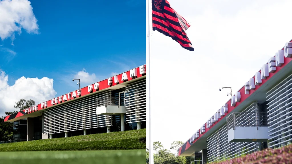 Dallas Cowboys treina no CT do Flamengo antes de jogo no Maracanã