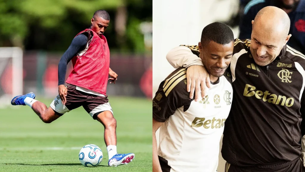De La Cruz é liberado e volta à lista do Flamengo para jogo com o Remo