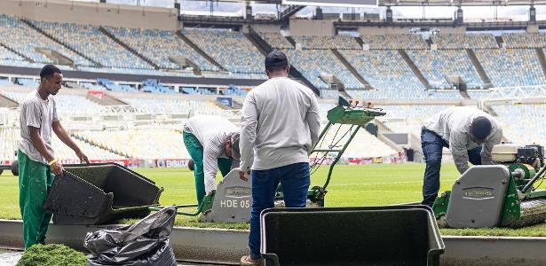 Maracanã planeja operação no gramado após jogo da NFL e avalia troca total do piso