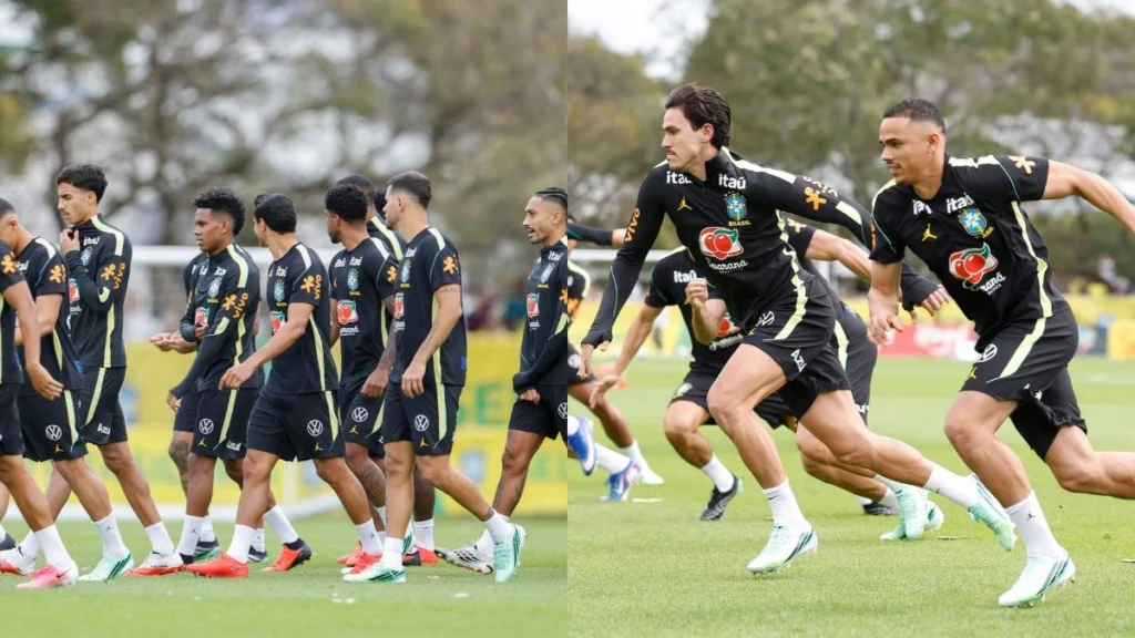 Brasil enfrenta a Austrália nesta terça com Pedro e Samuel Lino à disposição
