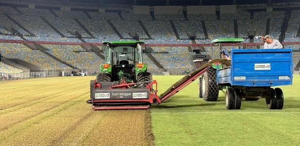 Maracanã trocará o gramado em dezembro e adotará a Celebration Hybrid