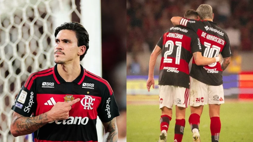 Varela faz gol e aparece dos dois lados do campo na vitória do Flamengo sobre o Bragantino