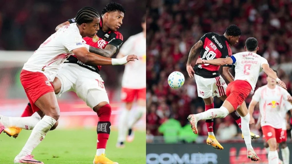 Flamengo informa dores na coxa direita de Plata após vitória sobre o Bragantino