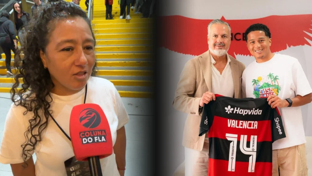 Mãe de Anthony Valencia agradece chance do filho no Flamengo após jogo no Equador