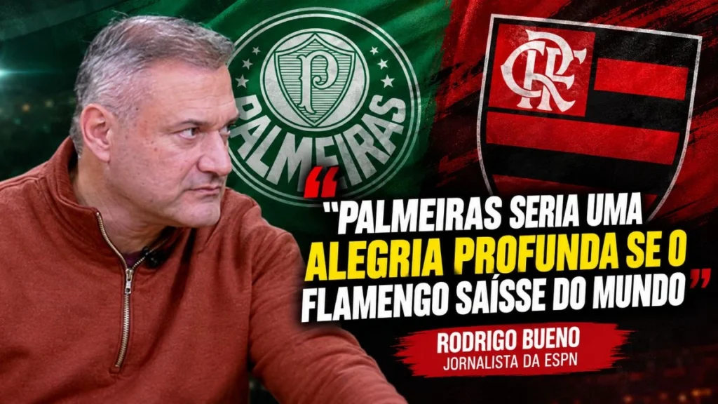 Jornalista diz que Flamengo é o problema do Palmeiras em fala na ESPN