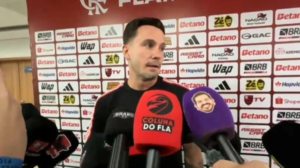 Saúl desabafa após atuar 90 minutos e recebe elogio de Jardim no Flamengo