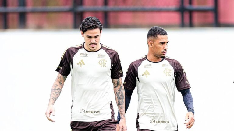 Pedro e Samuel Lino se reapresentam ao Flamengo e ficam à disposição contra o Santos