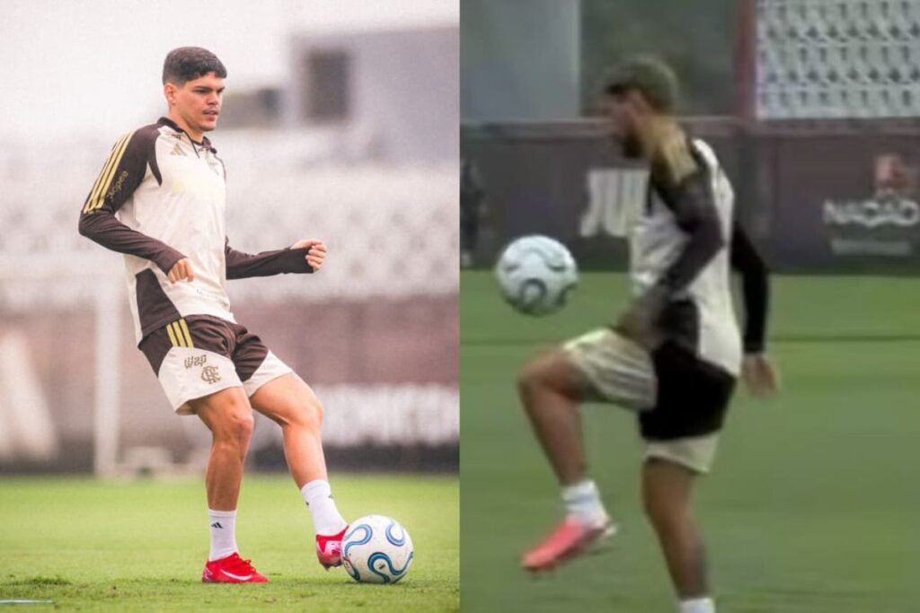 Ayrton Lucas volta a treinar, Saúl segue como dúvida e Danilo inicia recuperação no Flamengo
