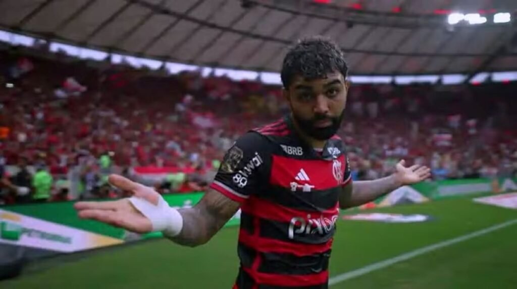 Gabigol cita título do Flamengo ao responder provocação do Atlético-MG