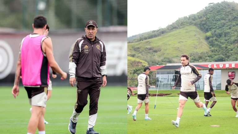 Leonardo Jardim comanda oitavo treino do Flamengo na Super Data FIFA