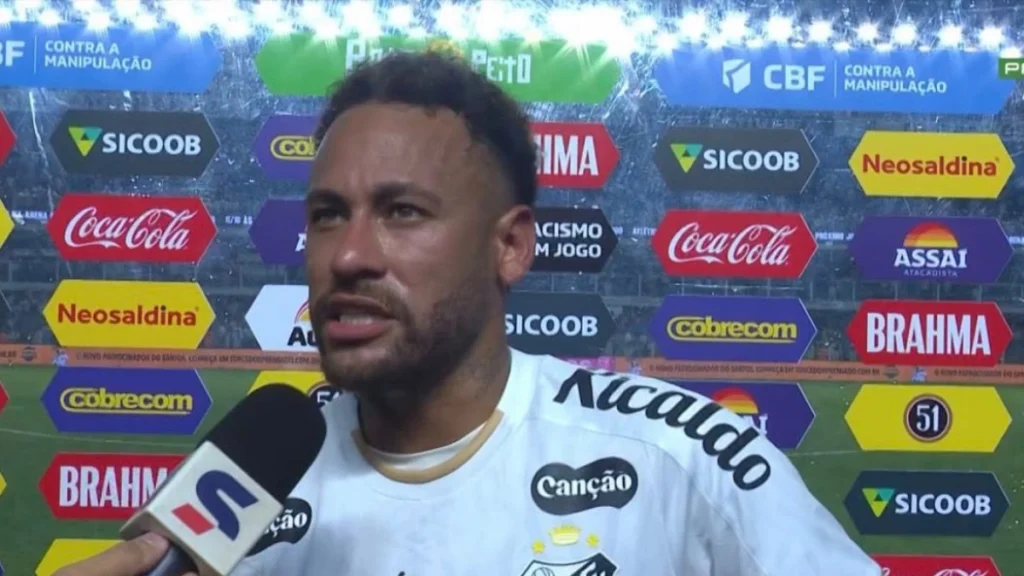 Neymar exalta o Flamengo após empate do Santos no Brasileirão