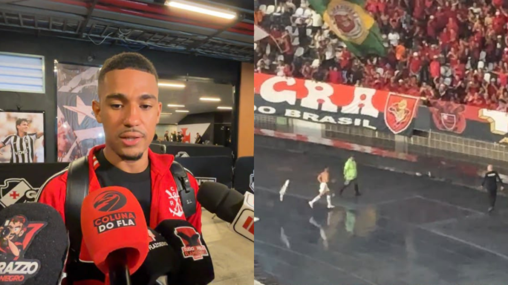 Samuel Lino explica comemoração dividida com Léo Ortiz em gol do Flamengo contra o Vasco