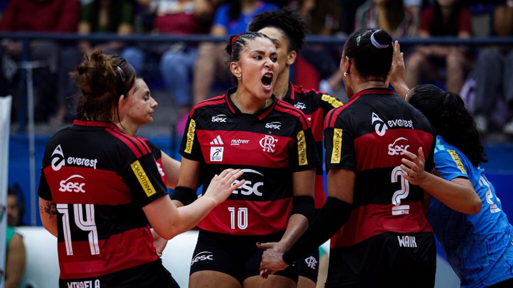 Flamengo estreia na Superliga Feminina contra o Paulistano Barueri nesta segunda