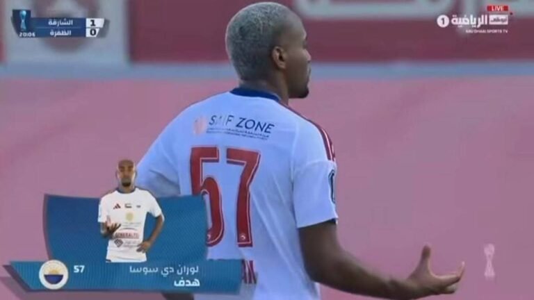 Lorran marca no Sharjah, e Flamengo acompanha jogador após manter 30% dos direitos
